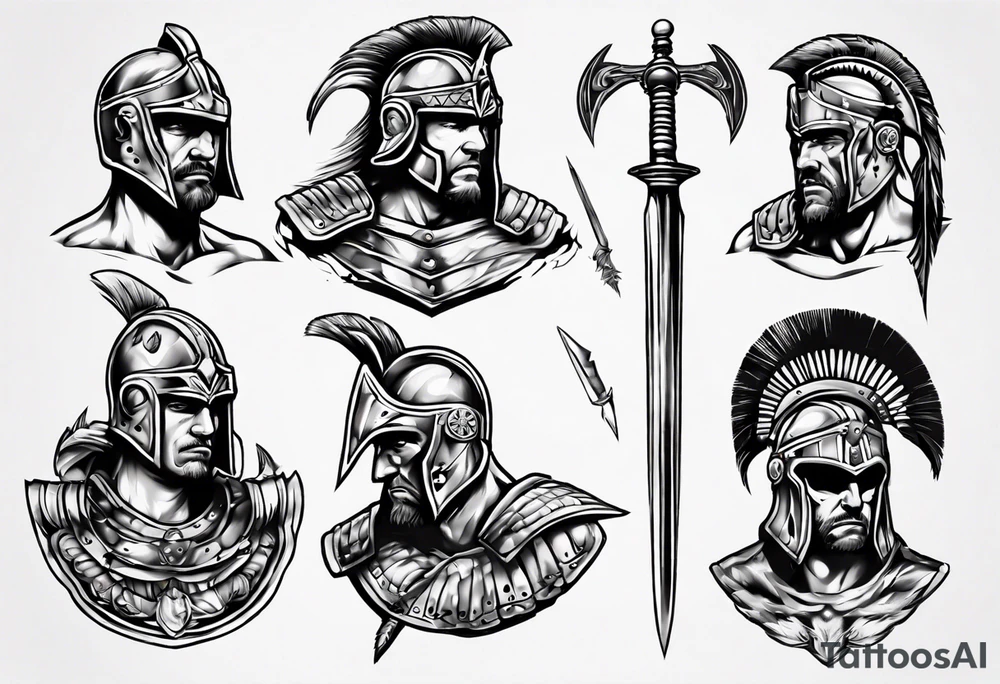 Gladiator tattoo idea