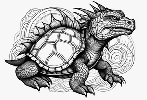 dragon turtle tattoo idea