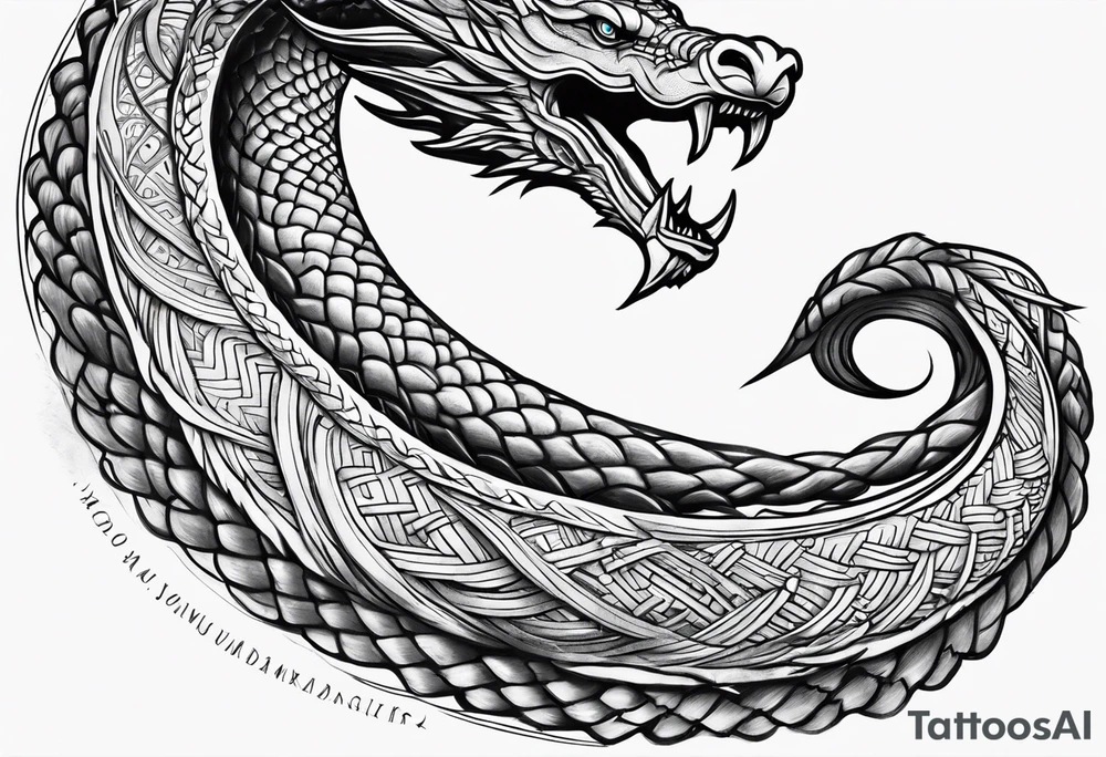 jörmungandr tattoo idea