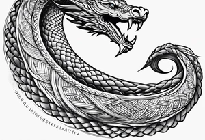 jörmungandr tattoo idea