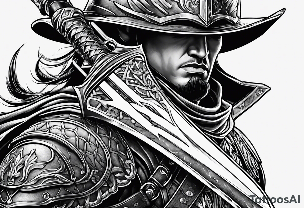 iron sharpens iron, fitness, darkness, swords, armor tattoo idea