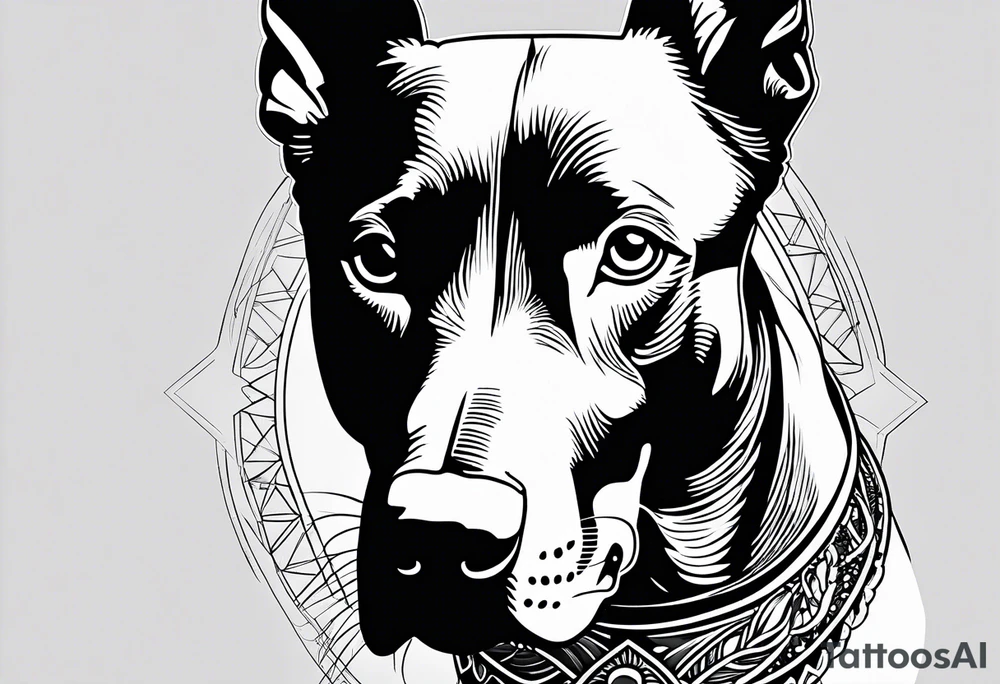 majestic dobermann tattoo idea