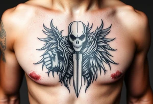 call of duty modern warfare 2 ghost tattoo idea