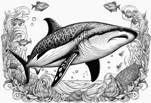 ocean animals tattoo idea