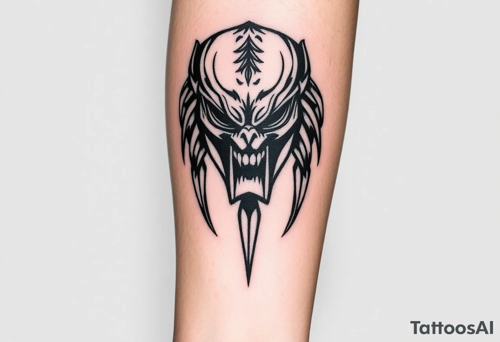 The predator tattoo idea