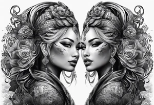 Madusa sleeve tattoo idea