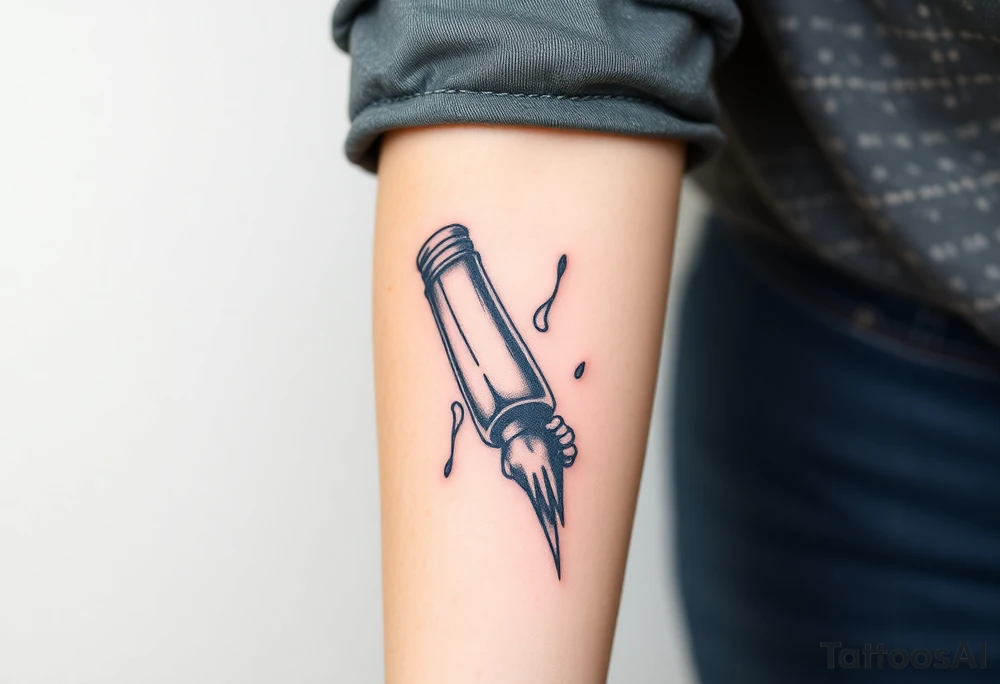 angry dynamite tattoo idea