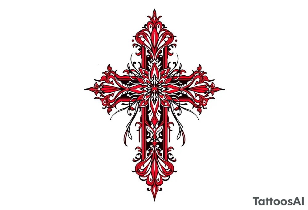 red cross tattoo idea