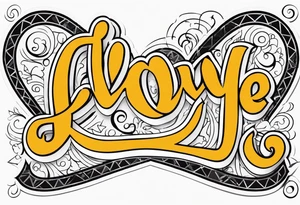 LOVE 
SHAWNIE tattoo idea