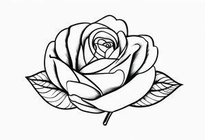 name Rosa  with heart tattoo idea