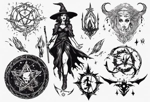 witch like a path of exile games tattoo idea