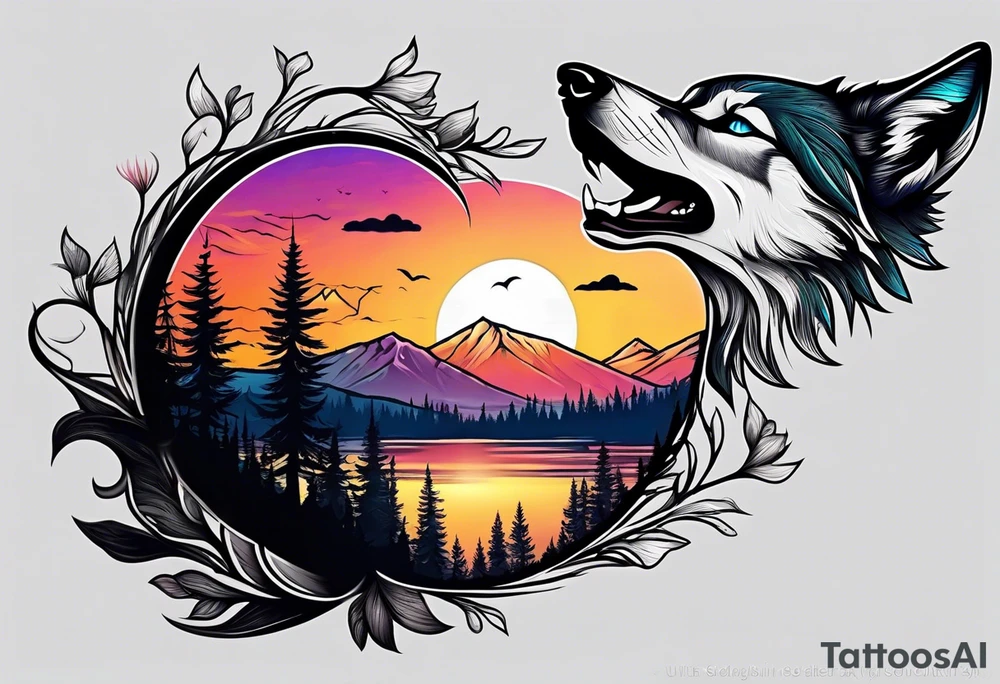 Mountains
Wolf
Forest
Sunset
Moon tattoo idea