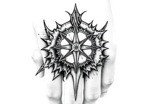 Goth and heavy metal tattoo idea
