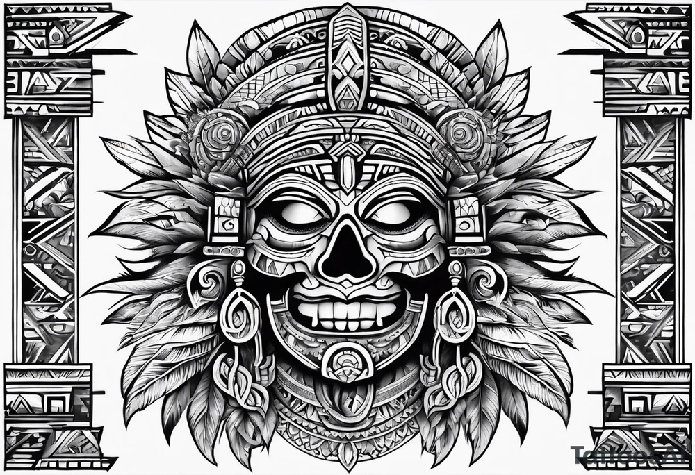 Aztec tattoo idea