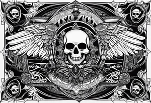 black kali, goddess pirate, alien, angel, pachamama, valkrye, warrior, flying, skull, lotus azul, wing, eagle, zenza resonance, stars, 5D, anahata chakra, death tattoo idea