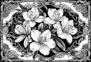 Rhododendron
Carried to heaven on angels wings
11-18-49 Dad 7-14-23 tattoo idea