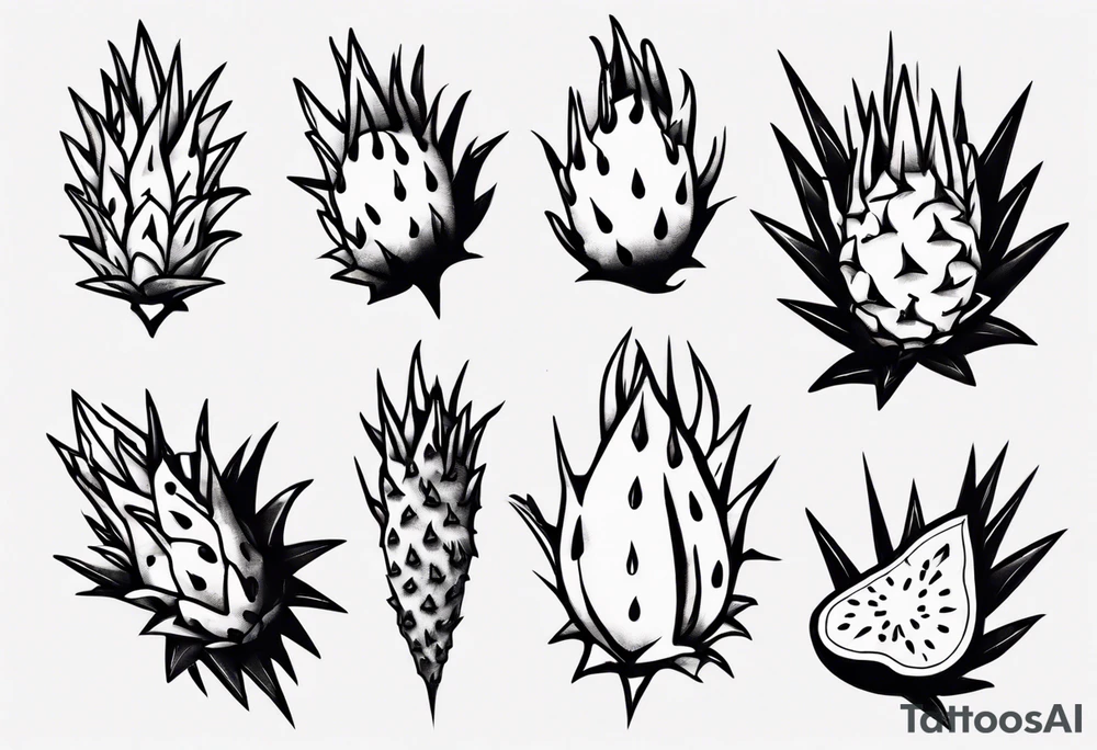 one piece dragon fruit tattoo tattoo idea