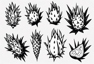 one piece dragon fruit tattoo tattoo idea