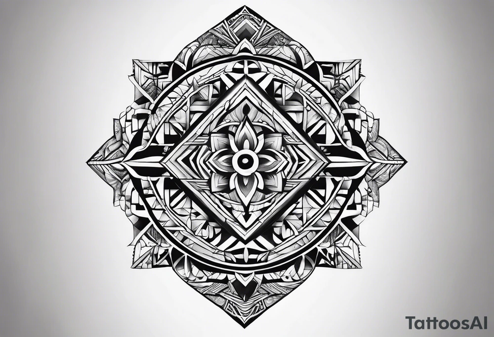 Polynesian minimal neck  tattoo tattoo idea