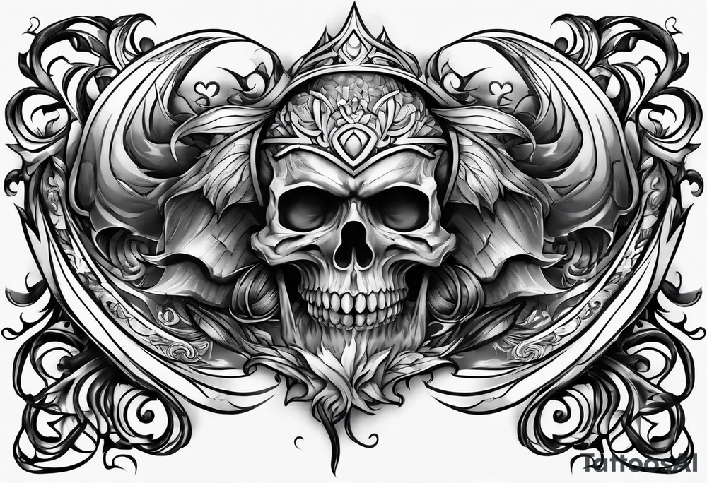 Strong muscles tattoo idea