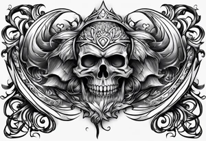Strong muscles tattoo idea