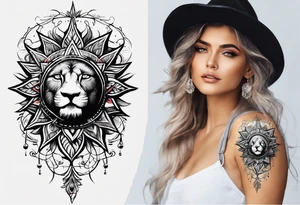 sun tattoo idea
