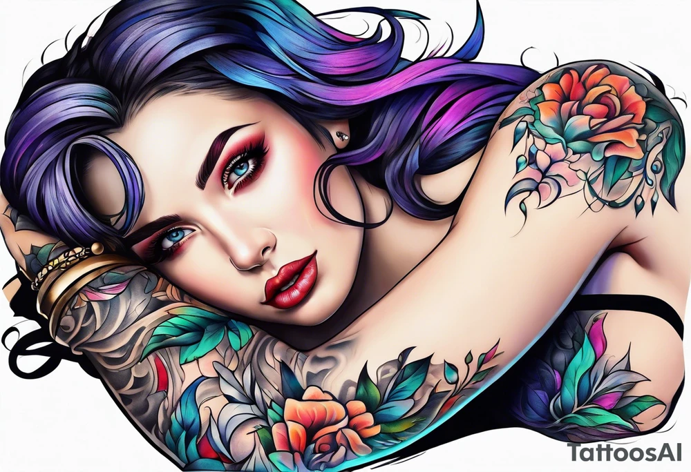 Overcoming depression inspired tatoo tattoo idea