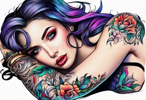 Overcoming depression inspired tatoo tattoo idea