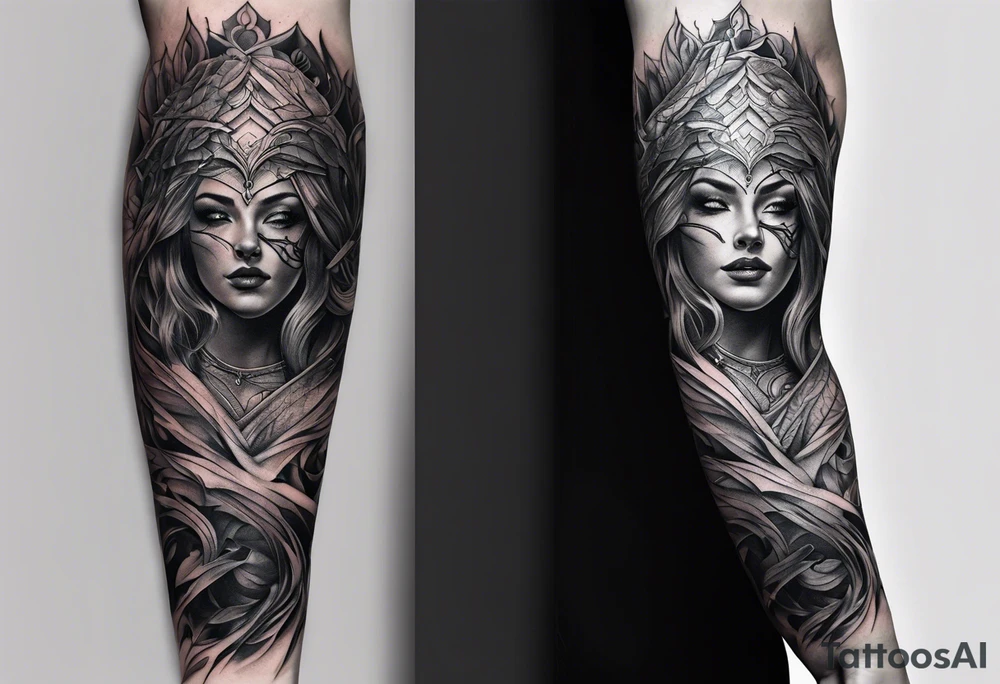 arm veins tattoo idea