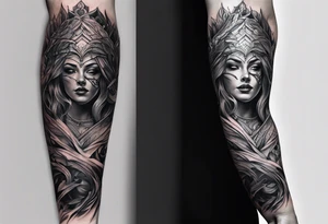 arm veins tattoo idea