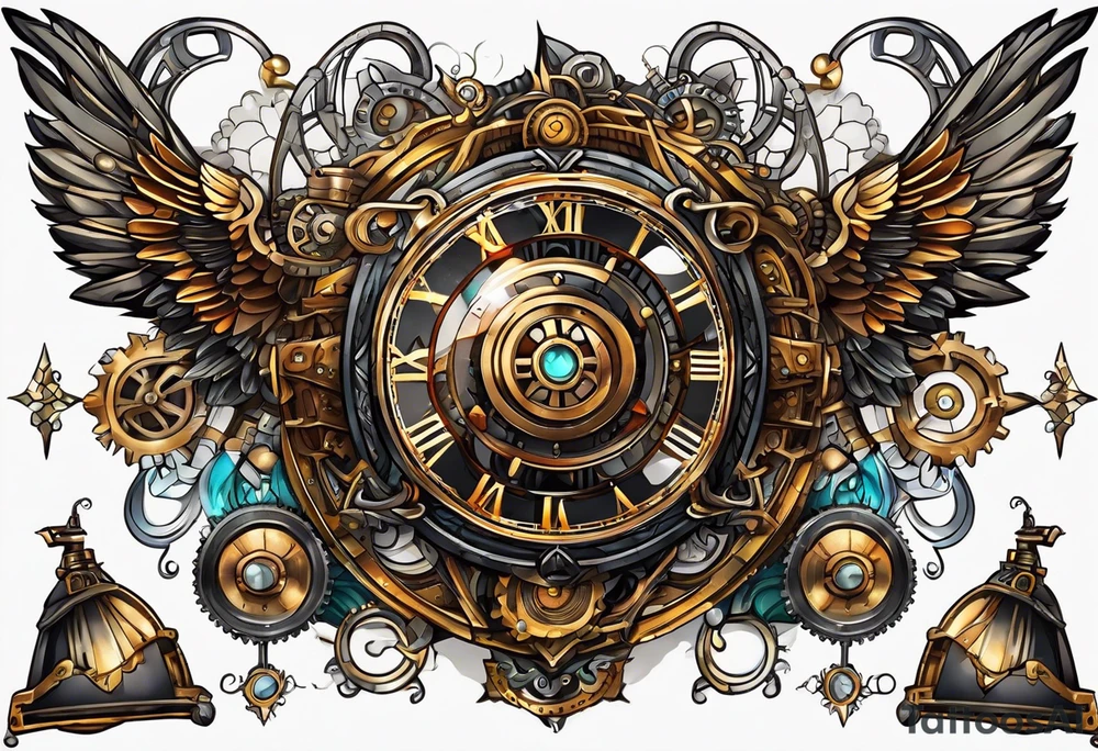 Steampunk tattoo idea