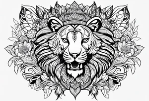 Kampala uganda animals flowers tattoo idea