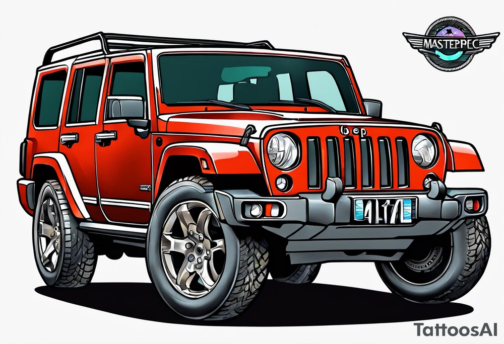 Jeep commander tattoo idea