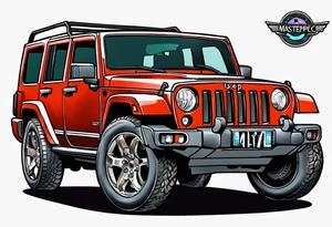 Jeep commander tattoo idea