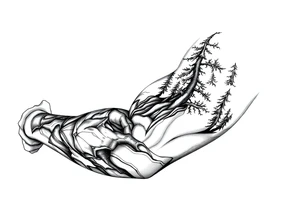 Dungeons and Dragons, Dungeon Master, Reading, Writing, Fantasy, Forest Scene tattoo idea