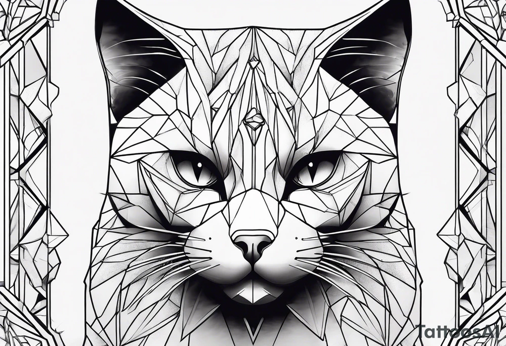 Black Cat tattoo idea