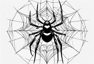 I want a tattoo to put on the inside of my arm, a spider hanging from a web, the spider must be some sort of black widow tattoo idea