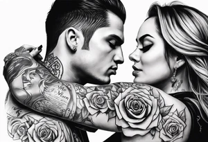 Avenged sevenfold wedding the man is ripping out her heart. With a rose tattoo idea