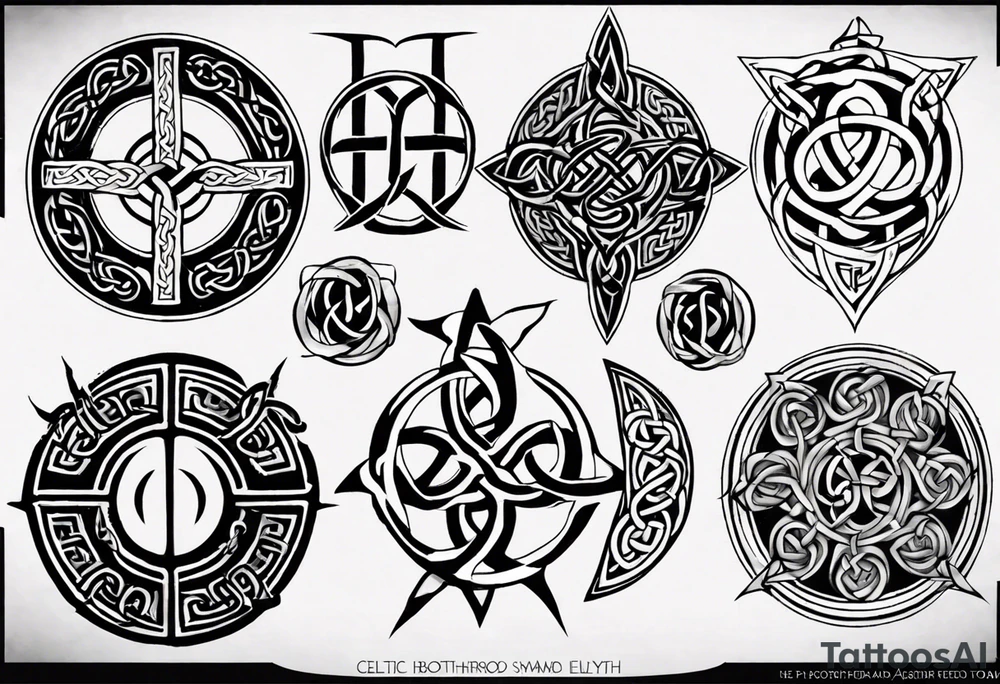 Celtic Brotherhood symbol tattoo idea
