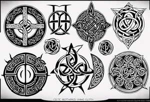 Celtic Brotherhood symbol tattoo idea