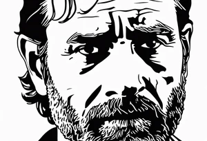 The walking dead rick grimes objet tattoo idea