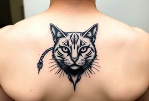 Black Cat tattoo idea