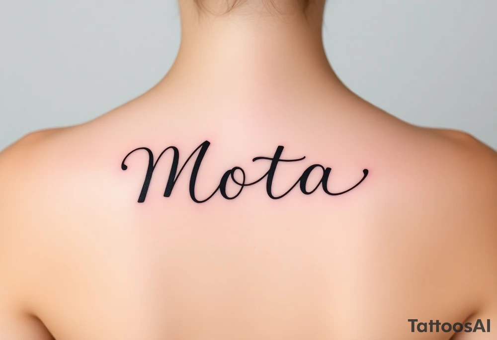 Mota tattoo idea