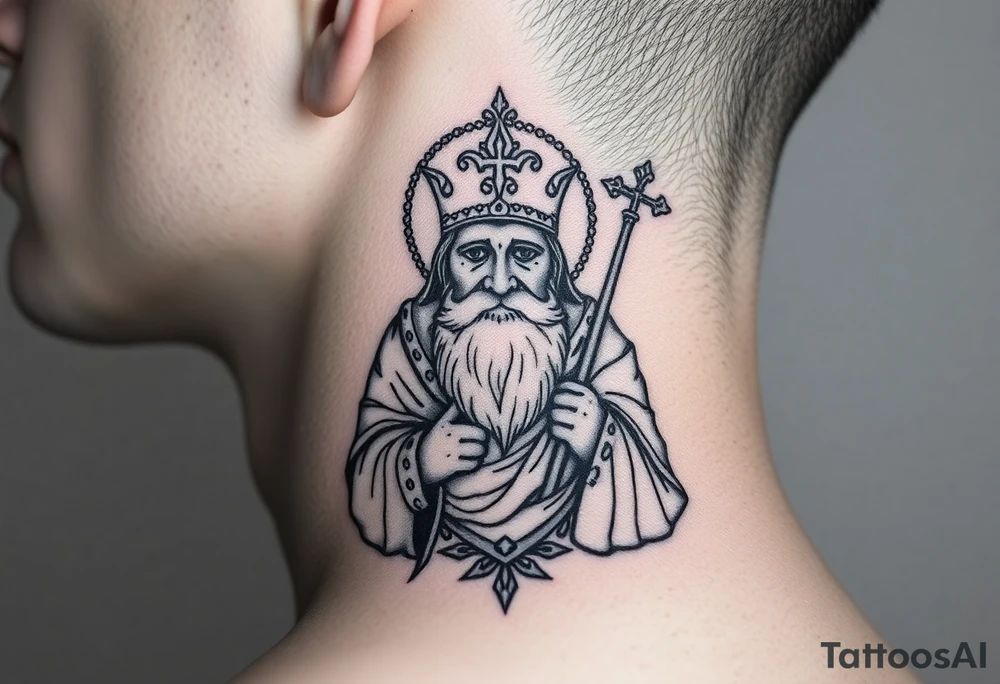 Saints like St. Nicholas or St. Andrew tattoo idea