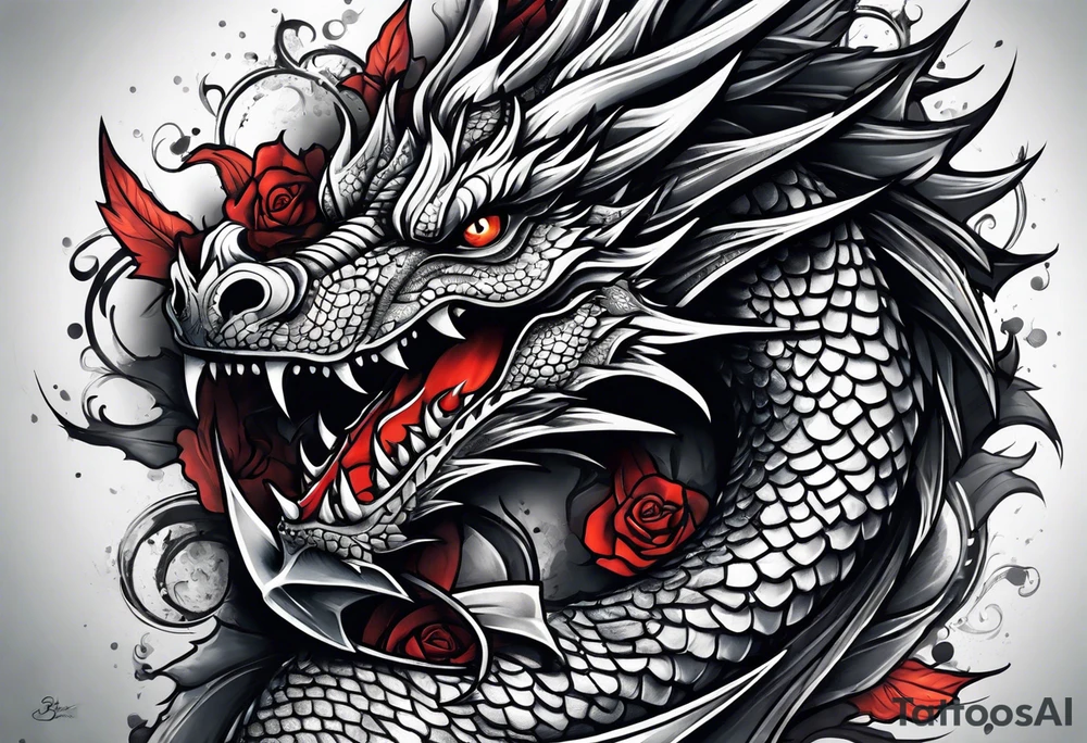 Dragon tattoo idea