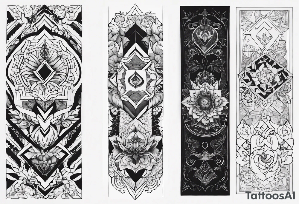Schöne Zukunft nicht zurück schauen tattoo idea