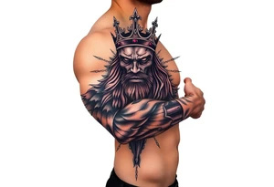 king tattoo idea