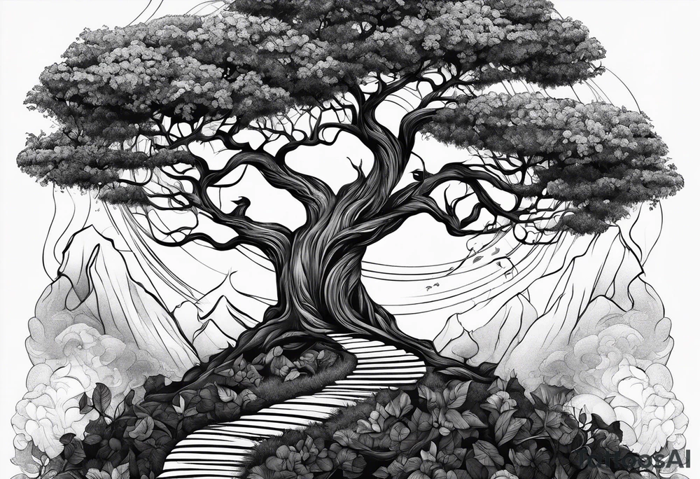 Tree of elfs tattoo idea