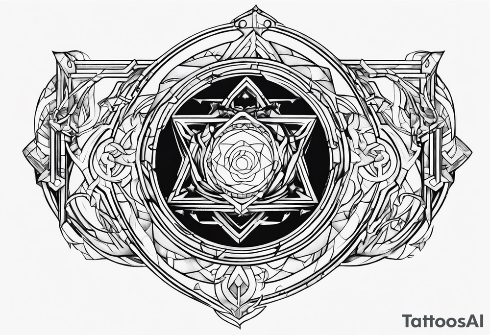 Fullmetal Alchemist: Brotherhood gate tattoo idea