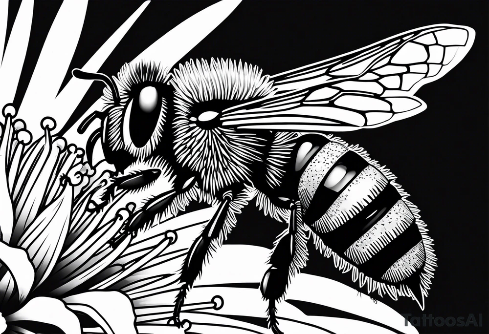 bumble bee tattoo idea